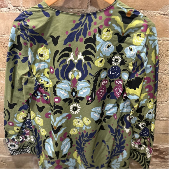 Zara | Green Floral Midi Dress - Picture 8 of 8